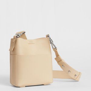 All Saints Cream Crossbody Bag